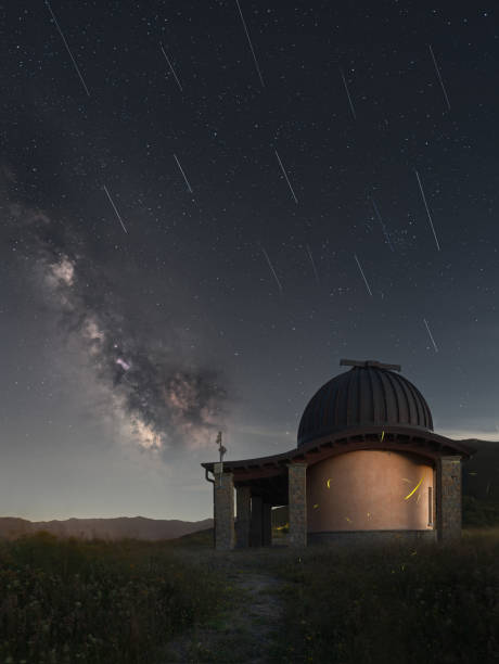 istock The Milky Way and the meteor shower 2168529672