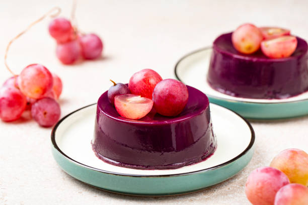 Pavê de Uva com Gelatina Leve e Refrescante - receita deliciosa profissional - passo 1