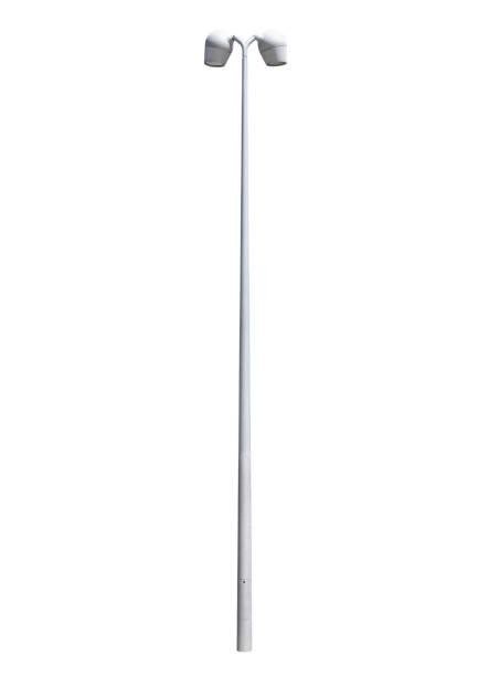 istock Street lamppost, isolated over white 2168539529