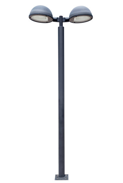 istock Street lamppost, isolated over white 2168539778