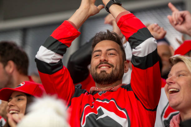 istock Elated Fan in the Stands 2168545168