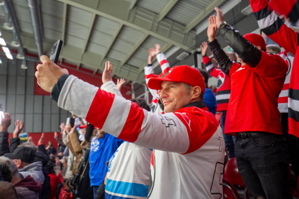 istock Hockey Fan Capturing the Moment 2168546147