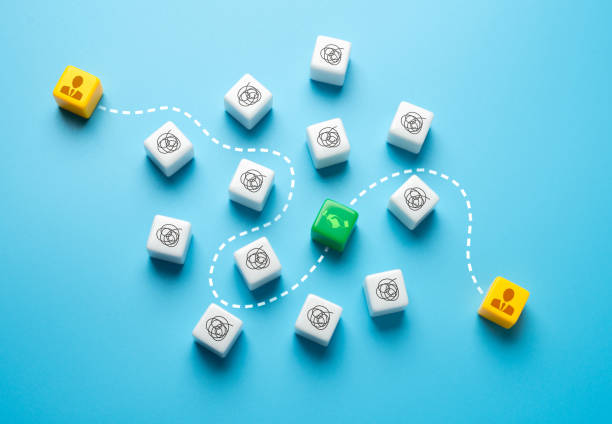 istock Reach common ground in negotiations. A compromise that will suit both. Mutual agreement. Shared interests and concerns align. Building bridges of understanding. Seek alternatives 2168546294