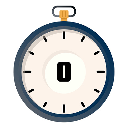 0 Second Countdown Timer Illustration Stopwatch Timer 0 Second Editable ...