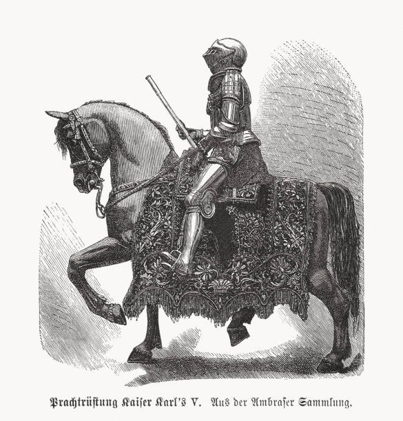 istock Magnificent armor of Emperor Charles V, wood engraving, published 1892 2168557290