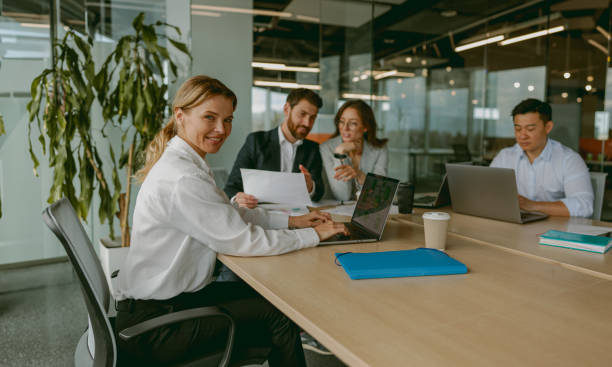 istock Diverse team collaboration is essential in a modern office environment for achieving success 2168557747