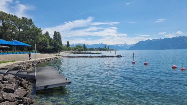 Lausanne Swiss lakeside