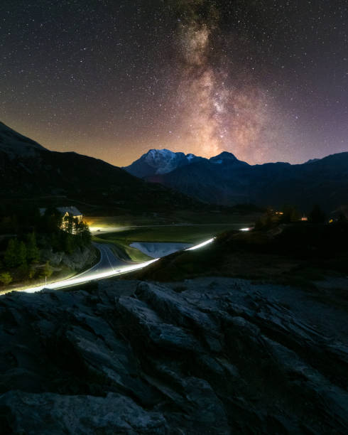 istock Milky Way in the Swiss Alps 2168560042