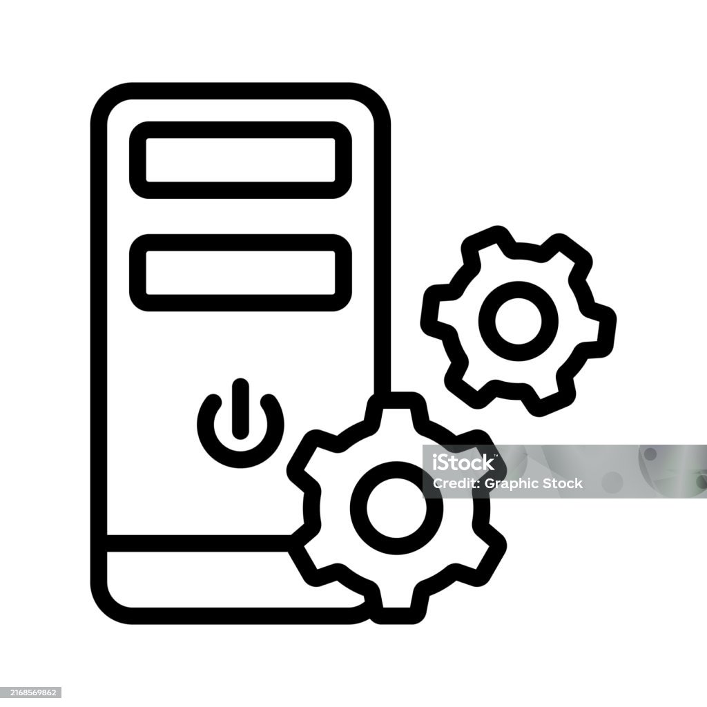 Computer Setting Poto Computer Setting Stock Illustration - Download Image Now - Computer ...