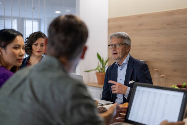 istock Business people talking during business meeting 2168582667