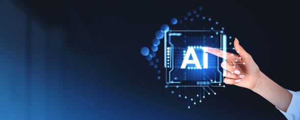 istock A hand pointing at a digital AI interface with circuits on a dark background. Concept of technology and artificial intelligence 2168587152