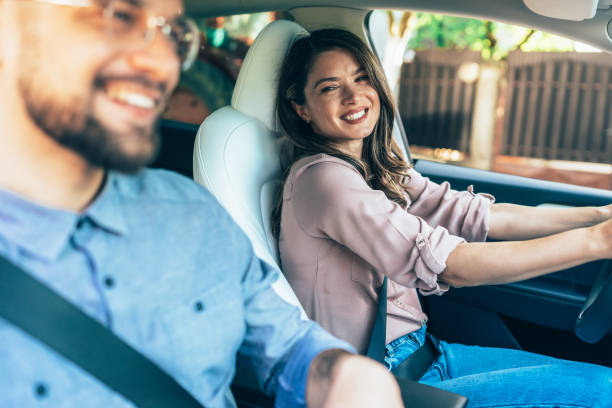 istock Young couple in the car 2168591605