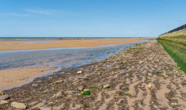 istock Gold beach near Arromanches-les-Bains 2168597224