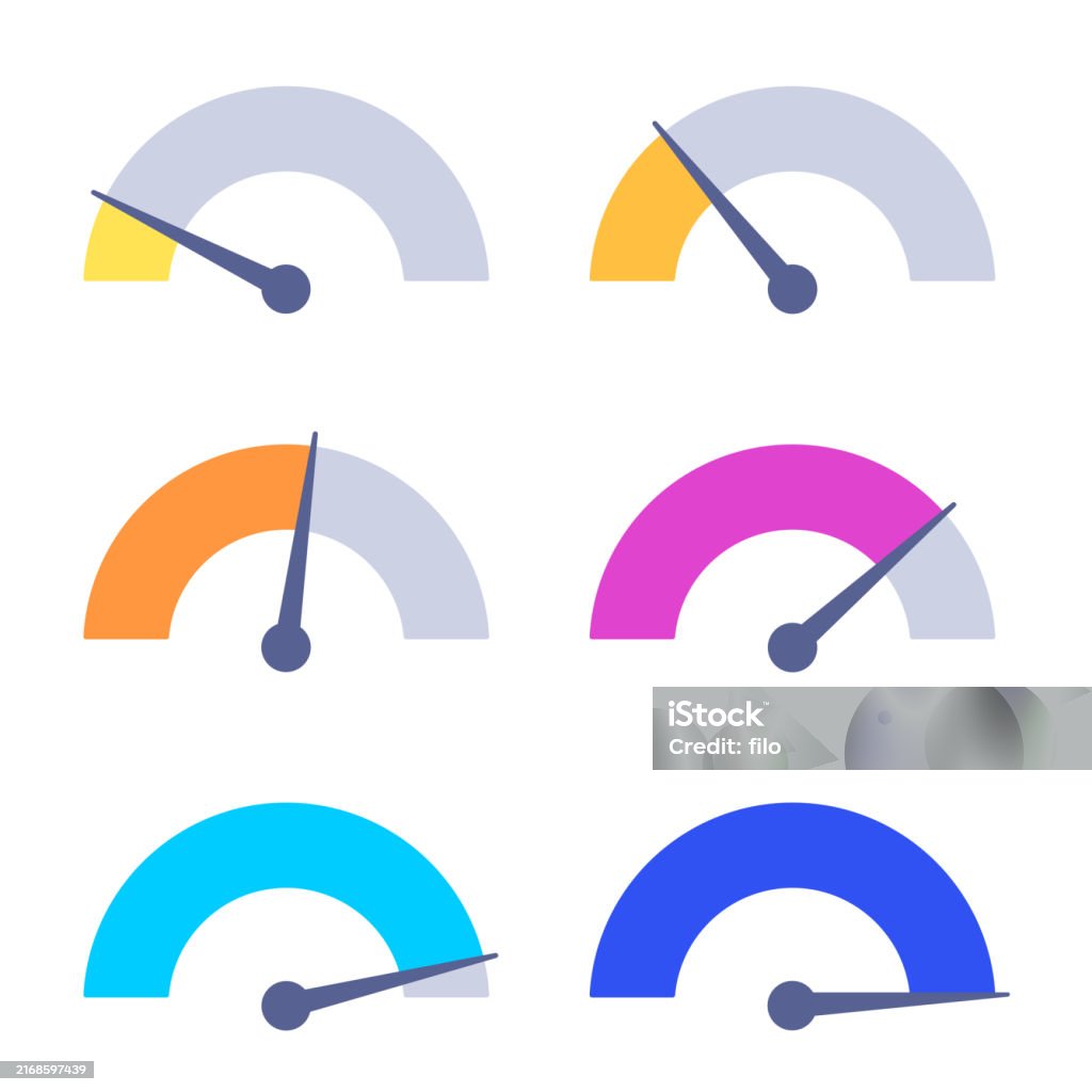 Competition Meter Design Modern Gauge Meter Design Elements Stock Illustration - Download Image ...
