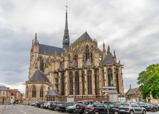 Impression of Amiens, a city and commune in northern France. It is the capital of the Somme department in the region of Hauts-de-France