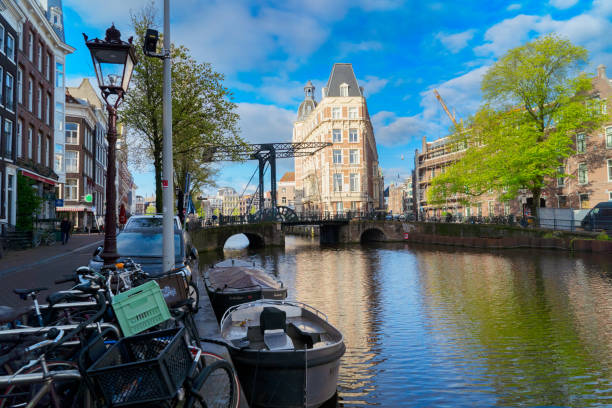 istock Houses of Amstardam, Netherlands 2168598513