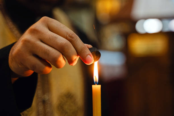 istock Close-up of an Orthodox priest during a religious ceremony 2168599595