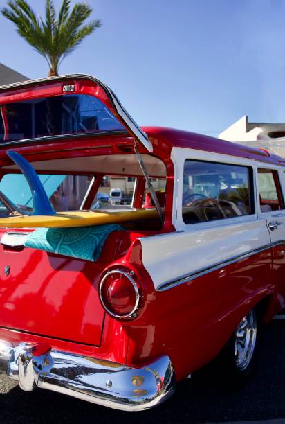 This is a photo that was originally taken with black and white film and later scanned as a digital file. There is space above the woodie that can be extended vertically to add copy if desired.Click on the links below to view lightboxes.