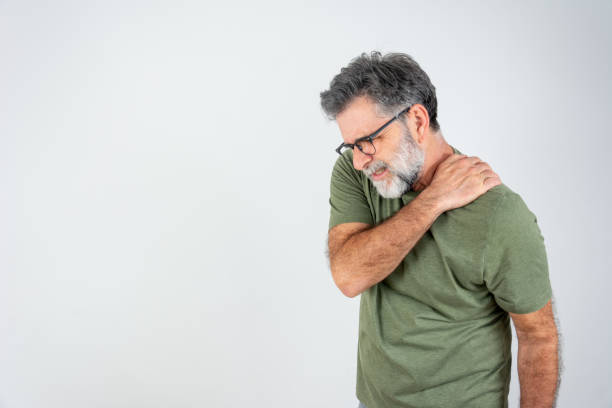 istock Mature man having problems with joints - stock photo 2168612983
