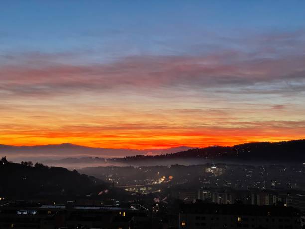 istock Italian summer sunset in Perugia 2168617054