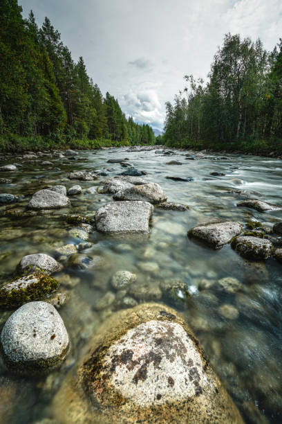 istock Beautiful river in the Khibiny mountains 2168619281