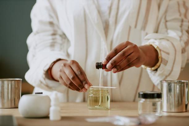 istock Creating Fragrance in Artisan Lab by Skilled Hands 2168621488