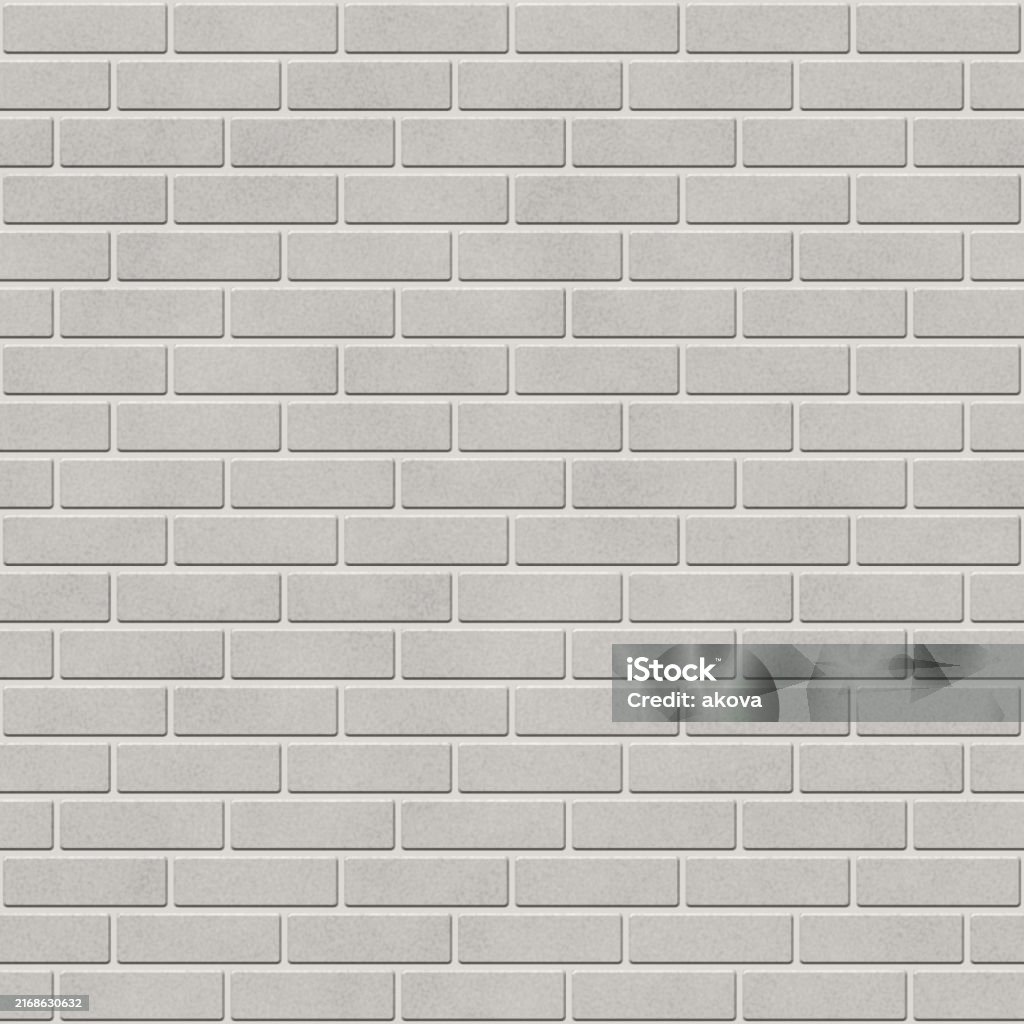 Brick Pattern Raster Ilustración de Brick Drawing White Brick Wall Seamless Background ...
