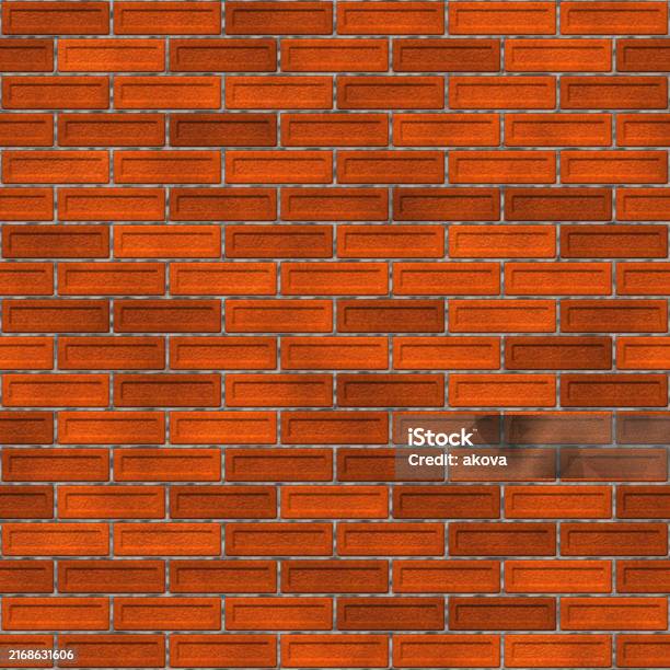 Brick Pattern Raster Brick Drawing Seamless Red Brick Wall Background Texture Pattern For ...