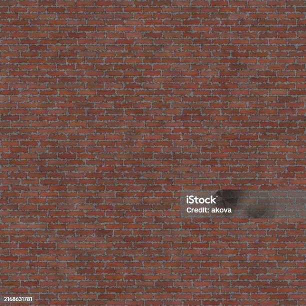 Brick Pattern Raster Brick Drawing Seamless Red Brick Wall Background Texture Pattern For ...