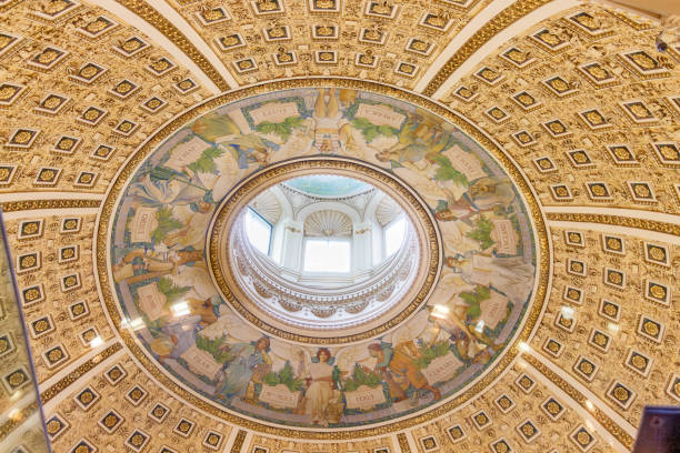 Inside the State Library Victoria, Melbourne, Australia