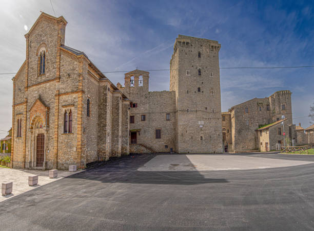 Grutti, Gualdo Cattaneo, Perugia, Umbria, Italy:Church of Santa Maria d'Angelo