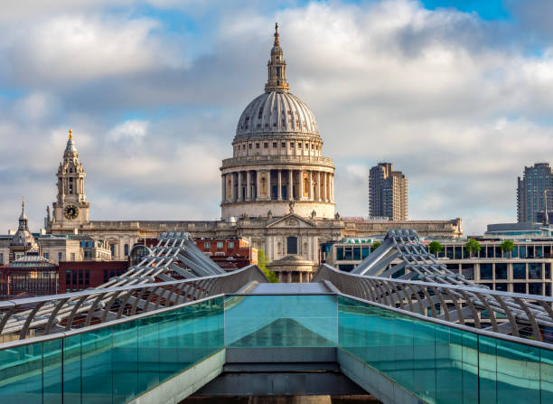 istock St. Paul's cathedral seen from Millennium bridge, London, UK 2168648235