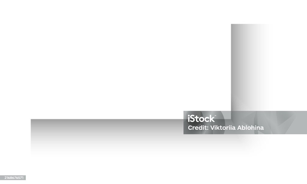 Rectangle Paper Page Poster Or Packing Box Shadow Effect For Mockup ...