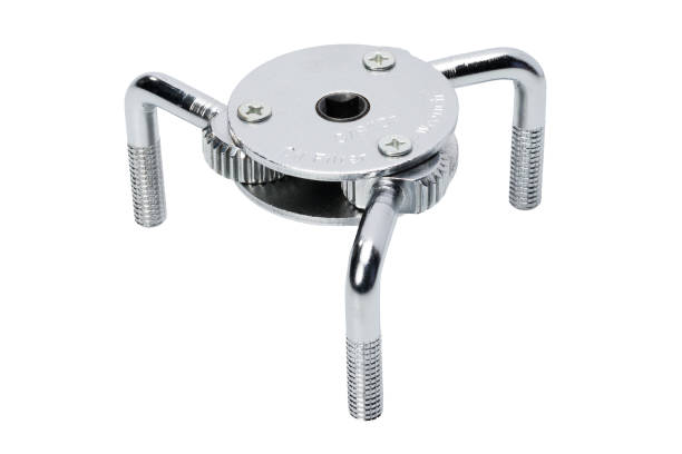 istock Adjustable oil filter wrench isolated on a white background 2168683146