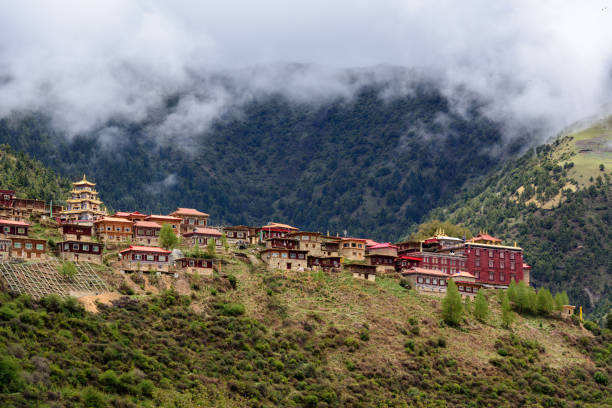 istock Wuming Buddhist College, Seda County, Ganzi Prefecture, Sichuan 2168687108