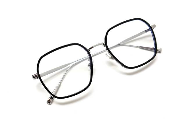 istock Isolated of glasses, glasses isolate on white background, eyeglasses isolated on white 2168690856