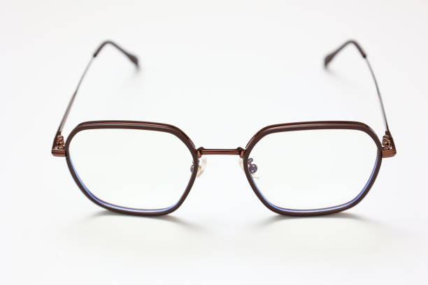istock Isolated of glasses, glasses isolate on white background, eyeglasses isolated on white 2168690896