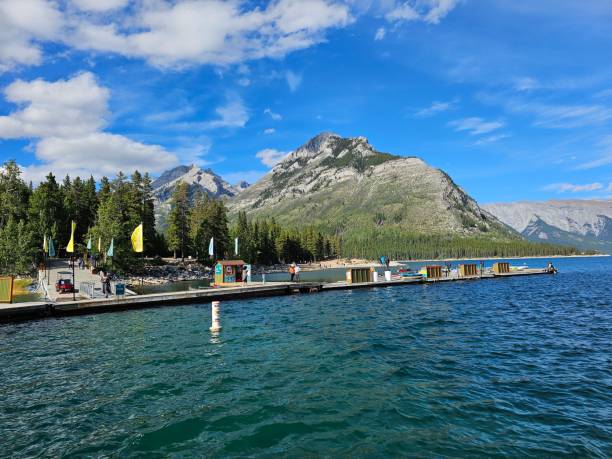 istock Lake Minnewanka piere 2168695816