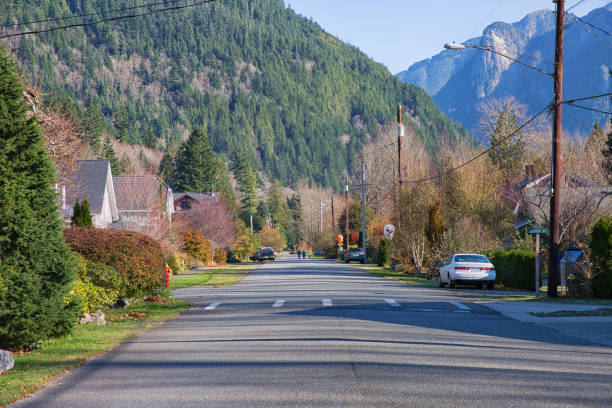 istock Autumn Town of Index Washington 2168697589