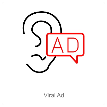 Viral Ad Stock Illustration - Download Image Now - Business Strategy