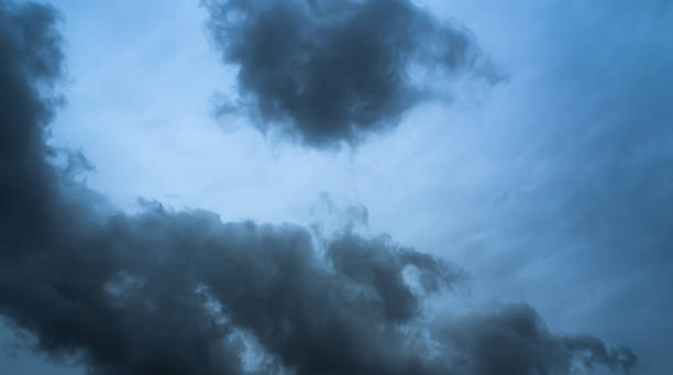 istock Cloud storm sky dark rain lightning thunder stoumy typhoon Nature light scene rainy atmosphere damage effect carbon dioxide dust air pollution 2.5 Pm, texture nature windstorm weather skyscape. 2168725604