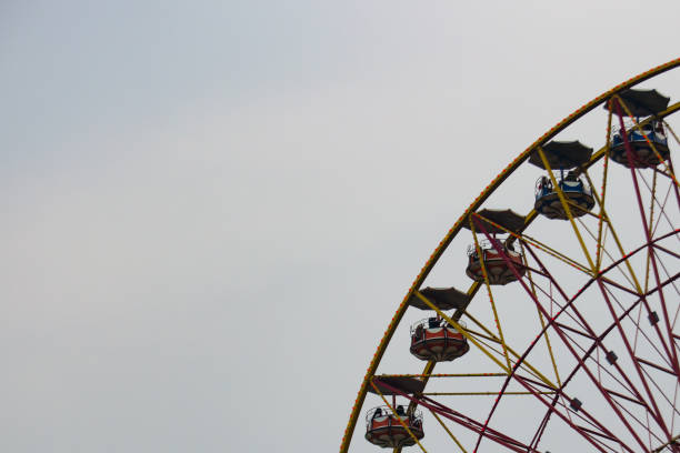 Giant Ferris wheel from a distance