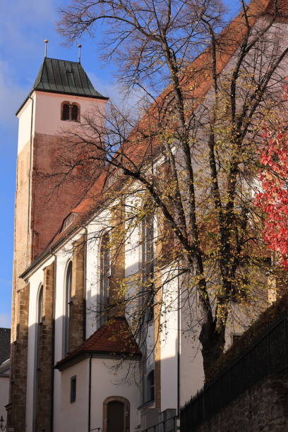 istock Beautiful autumn day in Freiberg in Saxony 2168726040