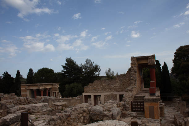 istock Ancient ruins of archeological site Knossos, Crete in Spring 2168726370