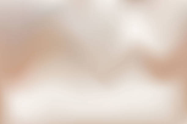 istock Nude gradient background. Beige color light gradation texture. Neutral brown champagne warm backdrop. Creamy pearl ivory vector wallpaper with wavy delicate silk blur. 2168730522