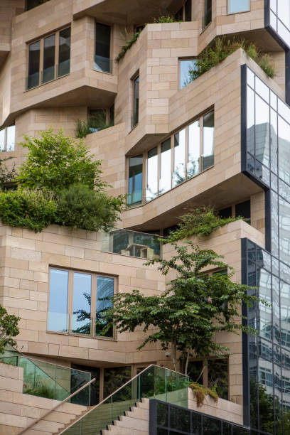 istock Modern Green Building on a sunny day (Valley Towers in Amsterdam- residential complex) 2168734257