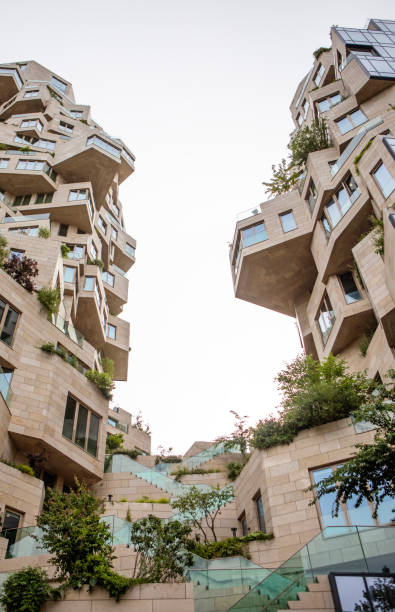 istock Modern Green Building on a sunny day (Valley Towers in Amsterdam- residential complex) 2168734258