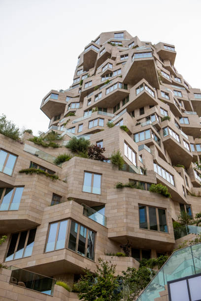 istock Modern Green Building on a sunny day (Valley Towers in Amsterdam- residential complex) 2168734274