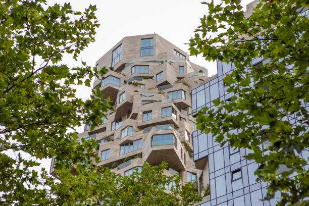 istock Modern Green Building on a sunny day (Valley Towers in Amsterdam- residential complex) 2168734363