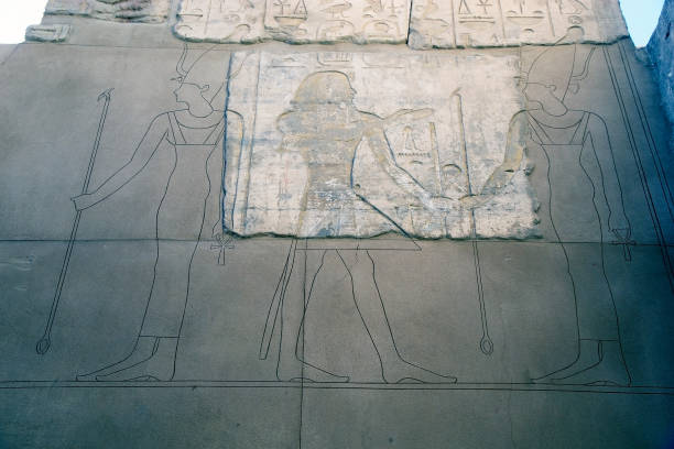 istock Relief at Elephantine Island on the Nile at Aswan, Upper Egypt 2168739238